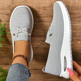Sneakers Dam Slip-On Breda Tår Gråa