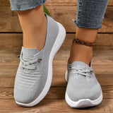 Sneakers Dam Slip-On Breda Tår Gråa