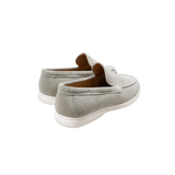 Grå Suede Loafer