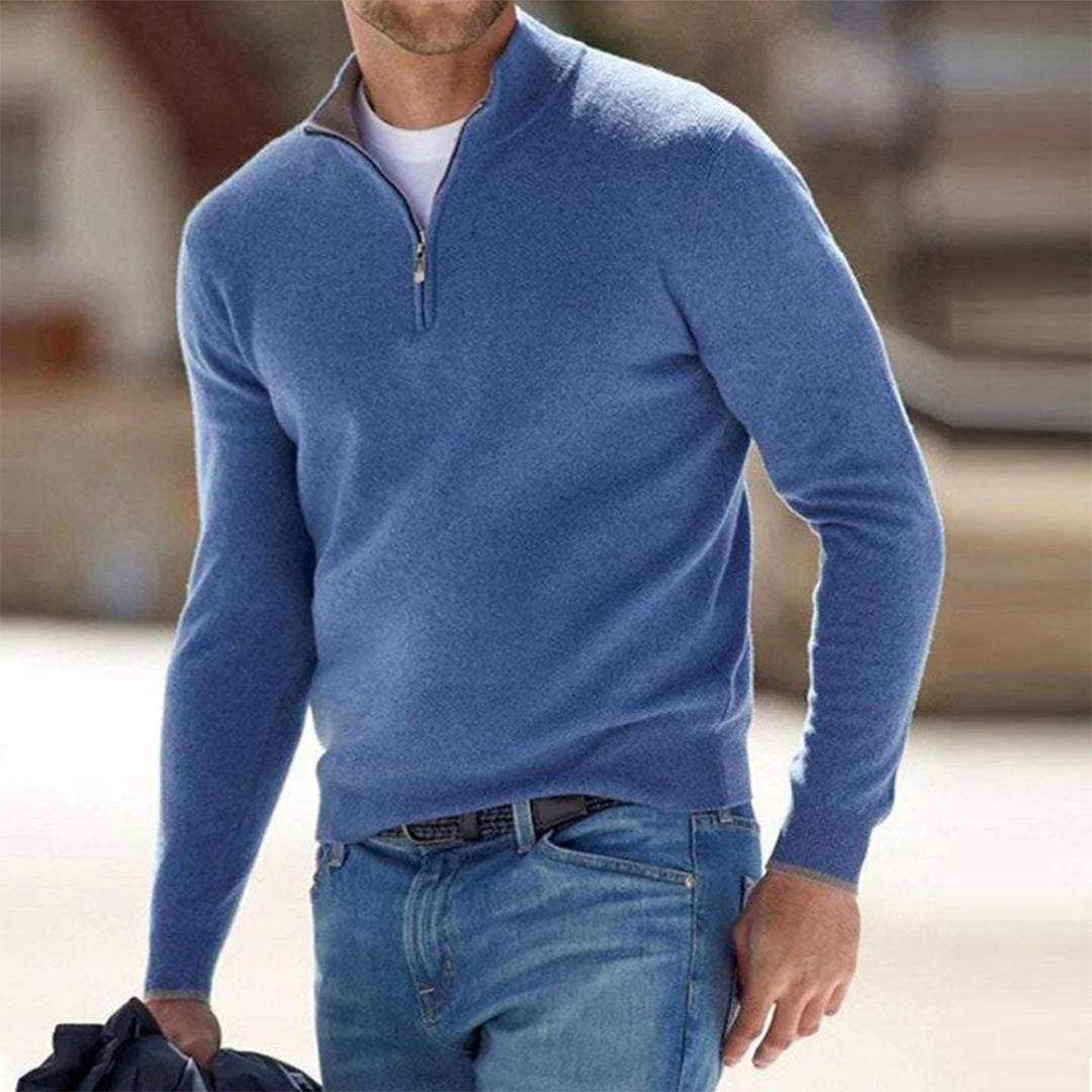 Simon | Tröja Herr Half Zip